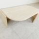 Vintage travertine coffee table, 1970s