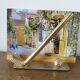 Chrome and brass bookends "tennis & golf" from the 1970s.