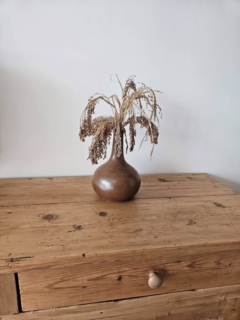 Vintage stoneware vase - Soliflore vase