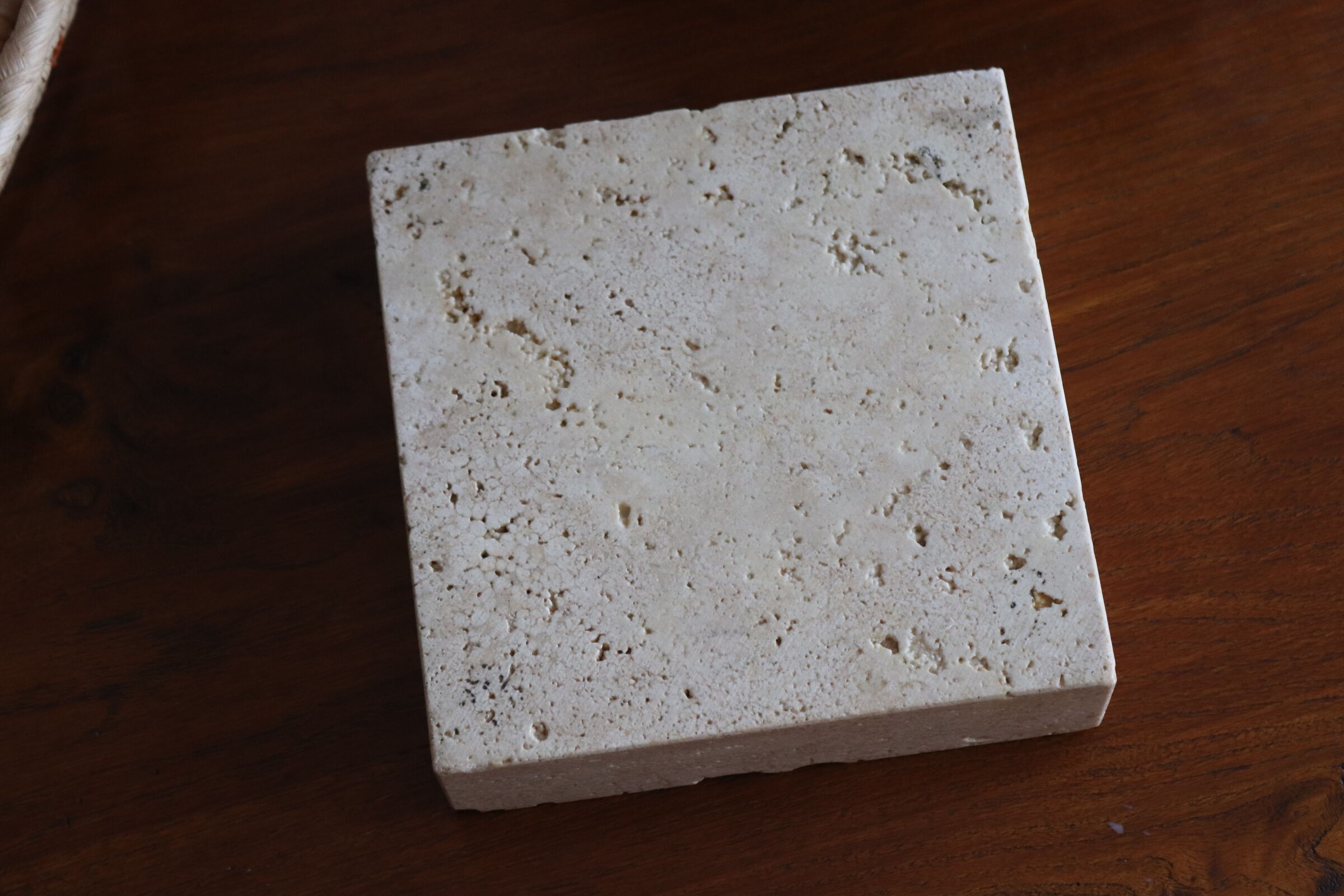 Travertine ashtray Cerri Nestor Italy 70