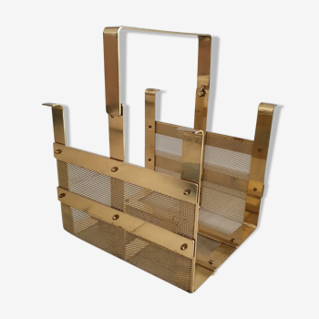 Gold metal magazine holder