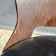 Chaise Dove • Baumann • Simili noir