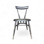 Chaise empilable noire Ercol L.Ercolani années 1950