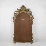 Paire de grands miroirs baroques dorés du XXe siècle par Deknudt, Belgique