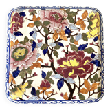 Gien earthenware trivet, Peonies