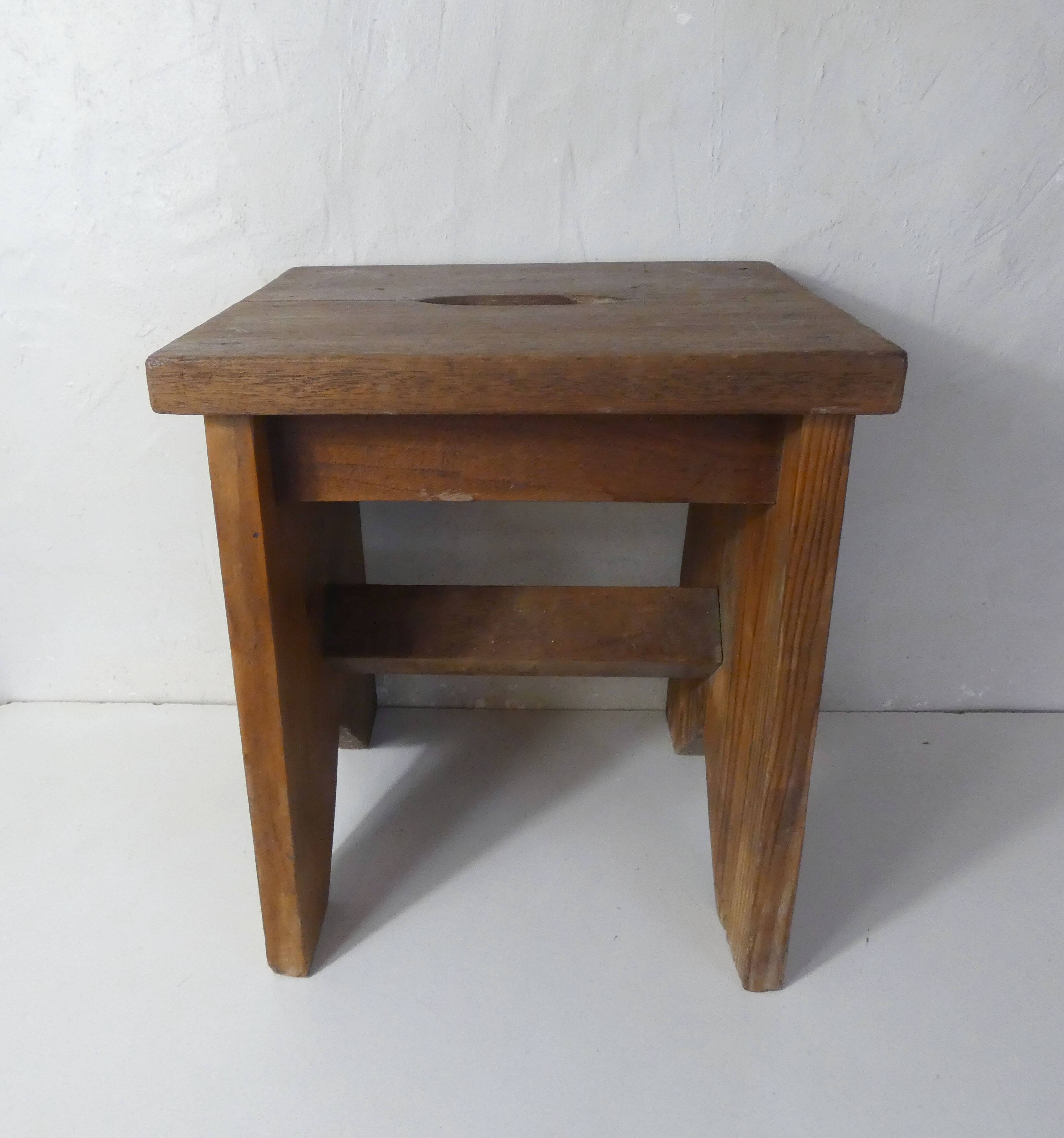 solid wood end table