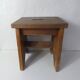 solid wood end table