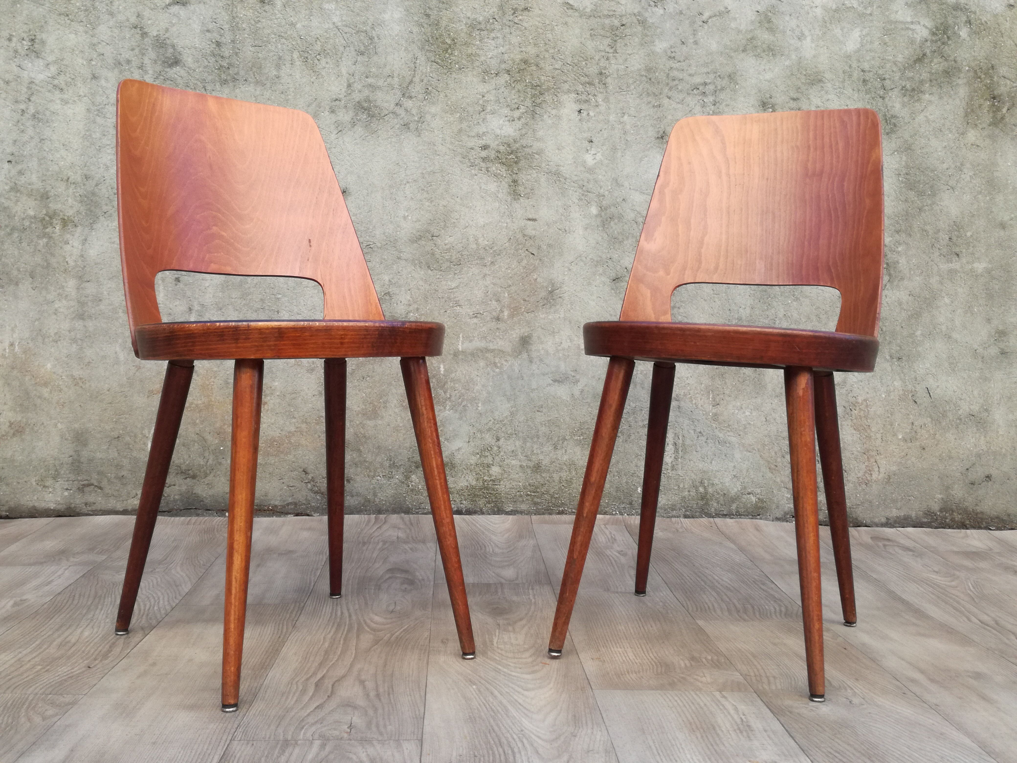Pair of Baumann Mondor bistro chairs