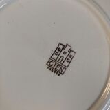 Set 11 Gien porcelain plates