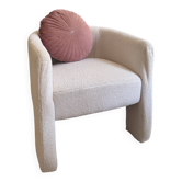 Sheep wool armchair Xastru