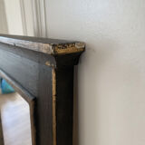 Black and gold mirror - 140x63cm