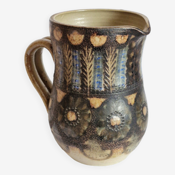 Ceramic vase pitcher by Jean Claude Courjault