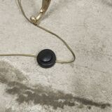 Bronze and white marble floor lamp 1960