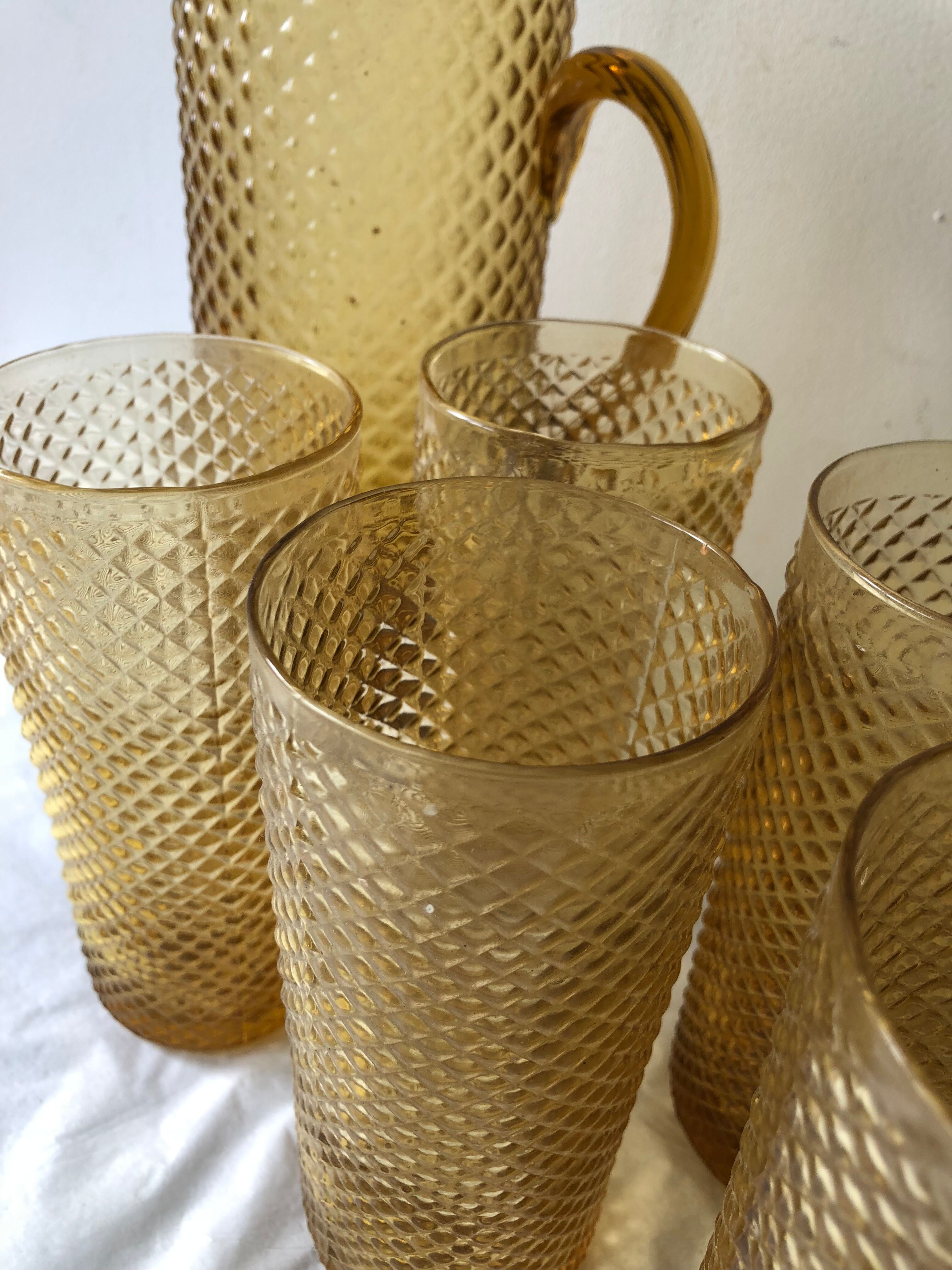 Orangeade in glass service