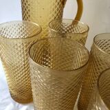 Orangeade in glass service