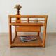 Vintage Maugrion side table in bamboo and rattan