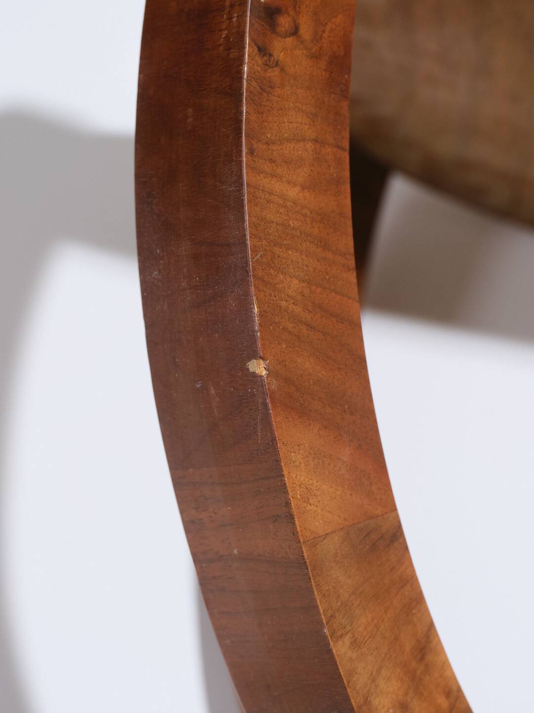 Wooden pedestal table, art deco, 1930s