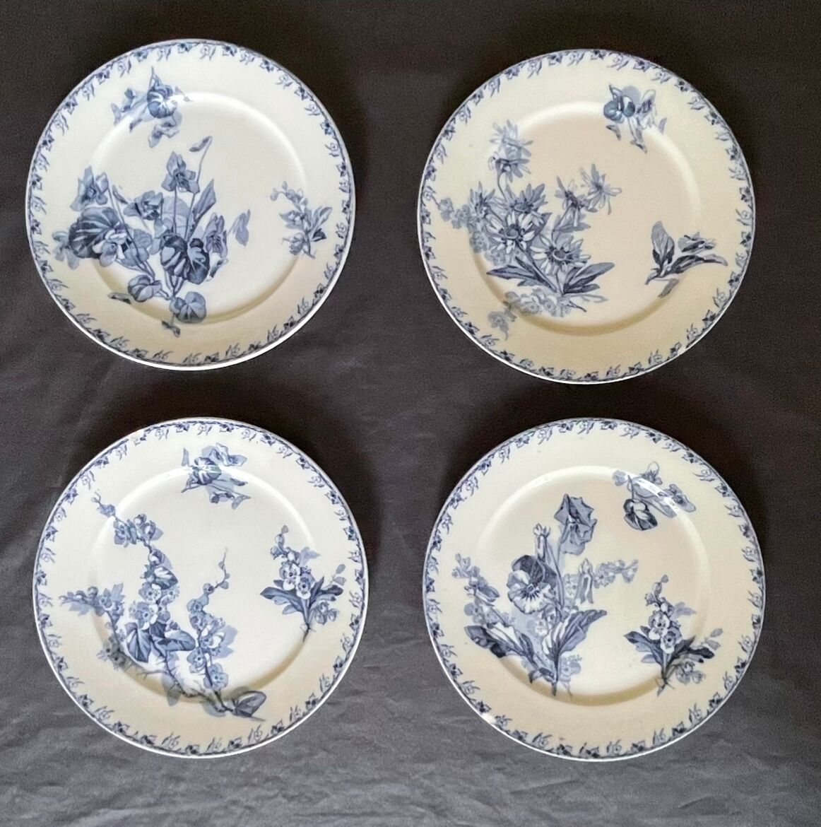 Dessert plates Sarreguemines model Stella