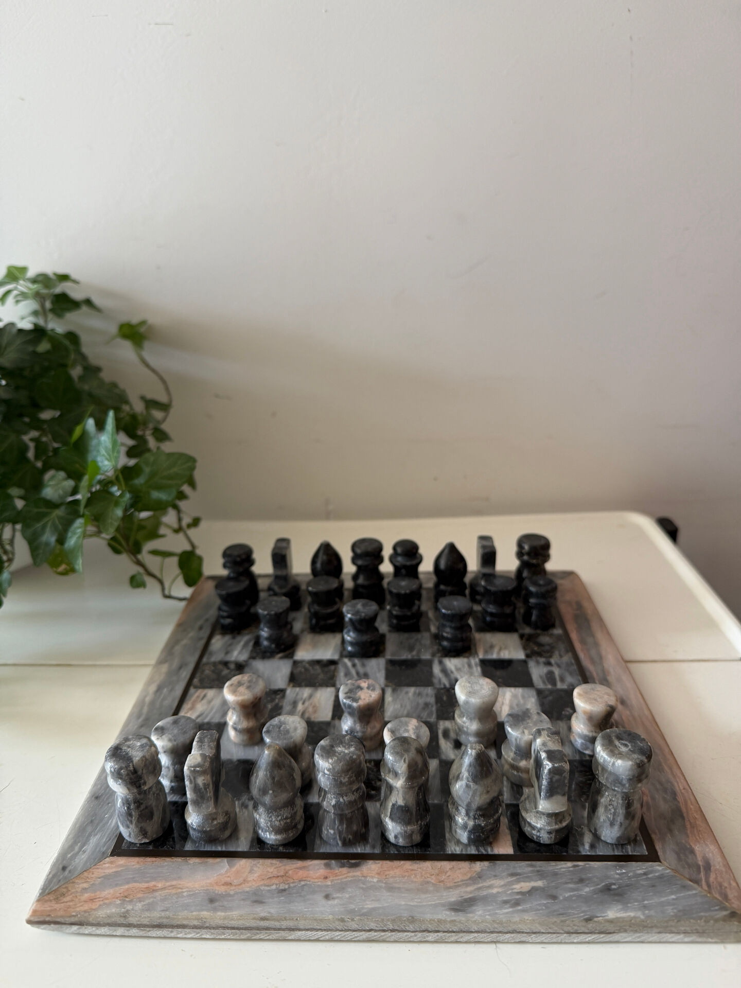 Onyx chess set