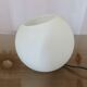 Lampe en opaline blanche 1980