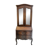Display secretary in cherry wood, Louis XV style.