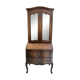 Display secretary in cherry wood, Louis XV style.