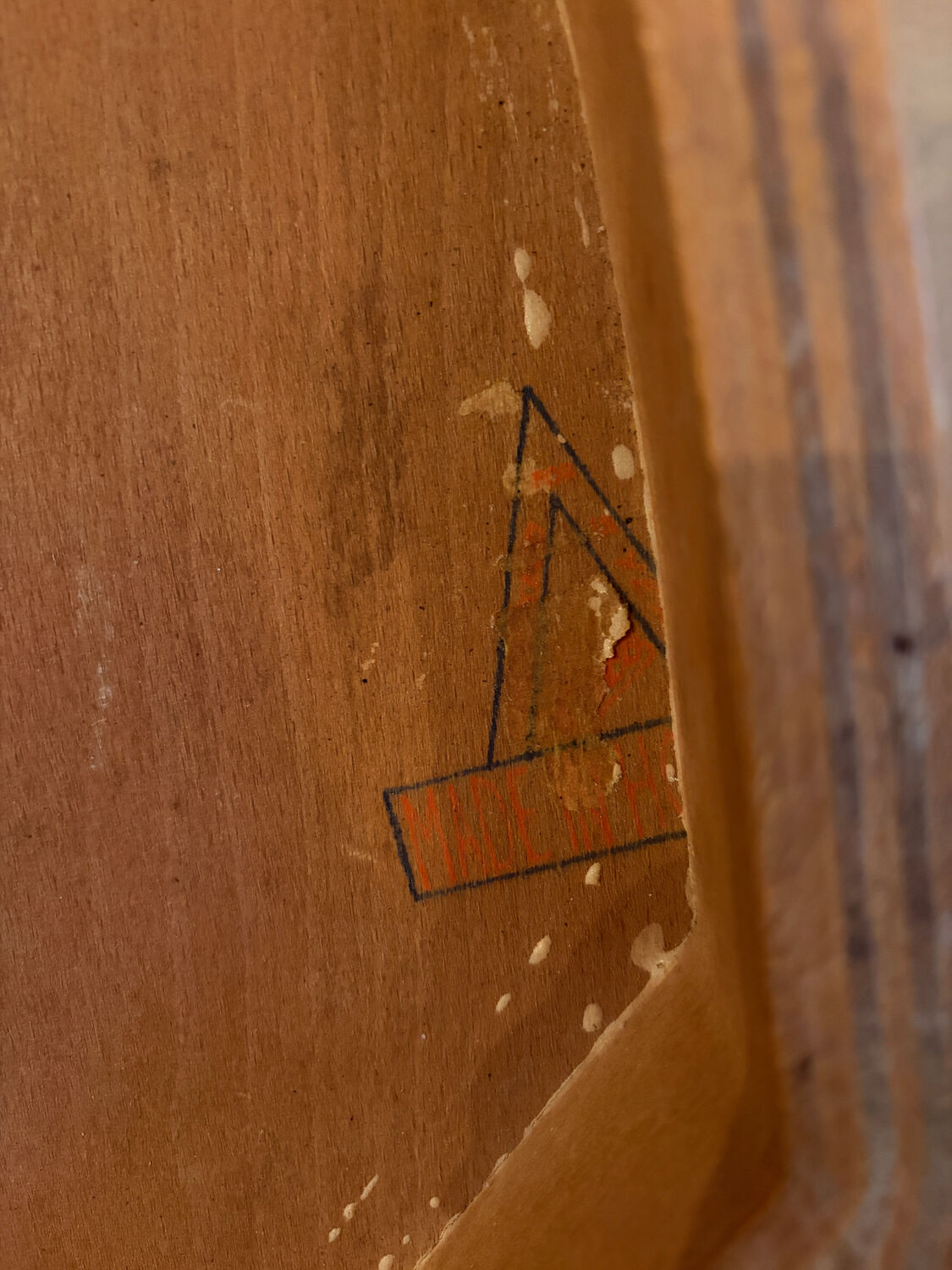 Pair of vintage bistro chairs, Netherlands, 1950s-60s