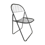Vintage wire folding chair