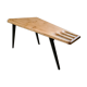 Scadinave coffee table in solid pine glued unsigned 100x35h 50