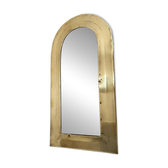 Vintage brass mirror