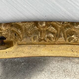 Old ceiling lamp crystal and bronze 1900