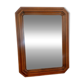 Miroir octogonal en bois