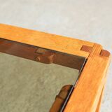 Coffee table in style of Pierre Chapo