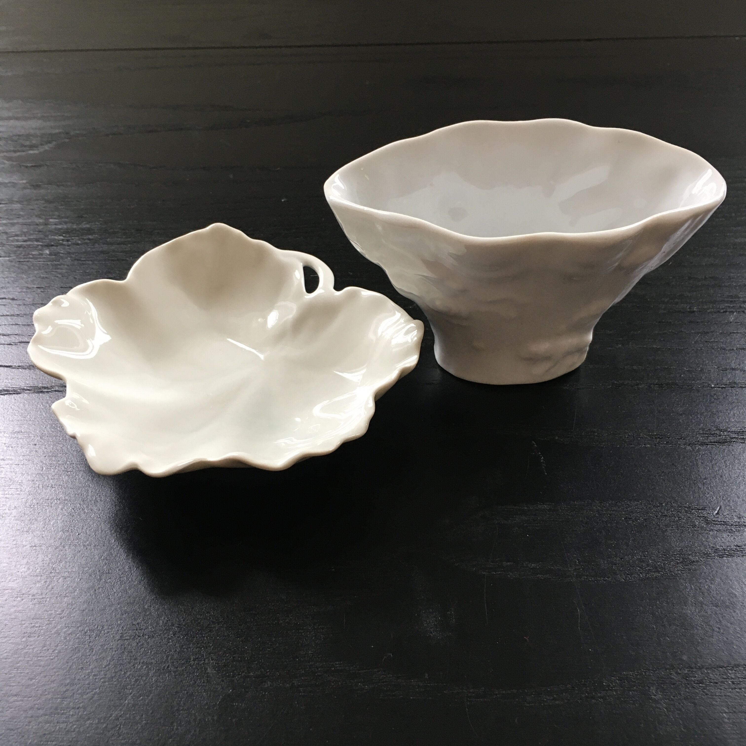 Vase and porcelain cup assembly