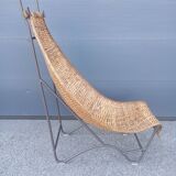 Fauteuil en rotin, 1980