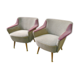 Pair of chairs design club original 50-60's