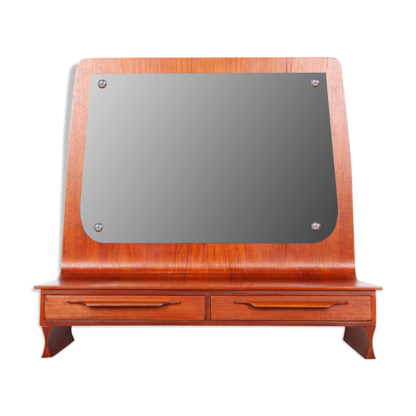Coiffeuse & mirror de J. Andersen pour CFC Silkeborg, années 1960