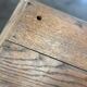 Antique wooden desk/side table with drawers