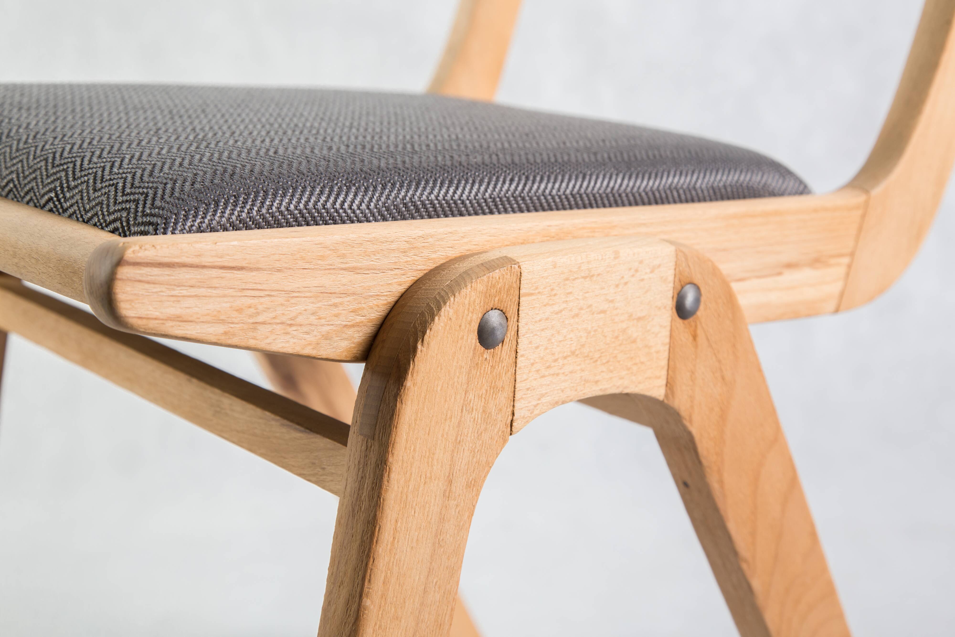 Set of 4 bumerang chairs from 1960s.