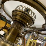 Gilded brass ceiling lamp