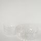 Large salad bowl and trio of bowls in Etzel crystal, 1950