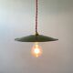 2 industrial suspensions in green enamelled sheet