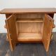Vintage mahogany bar cabinet with marquetry