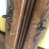 Wardrobe half wardrobe and old oak shelves