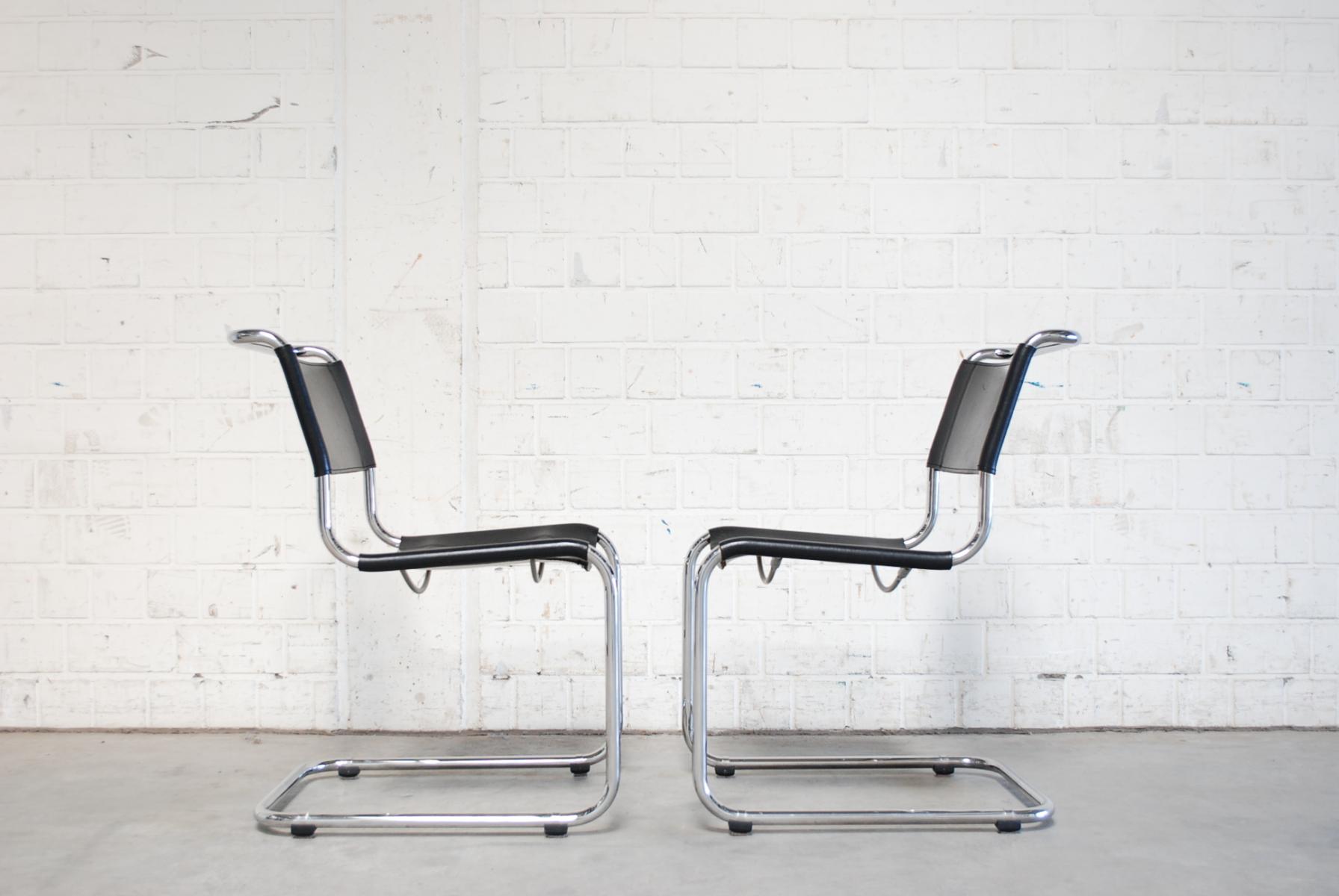 Vintage S33 Chairs by Mart Stam for Thonet