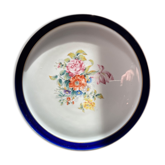 Plat ancien en porcelaine de Limoges