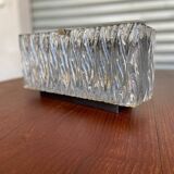 3 molded glass sconces 1950