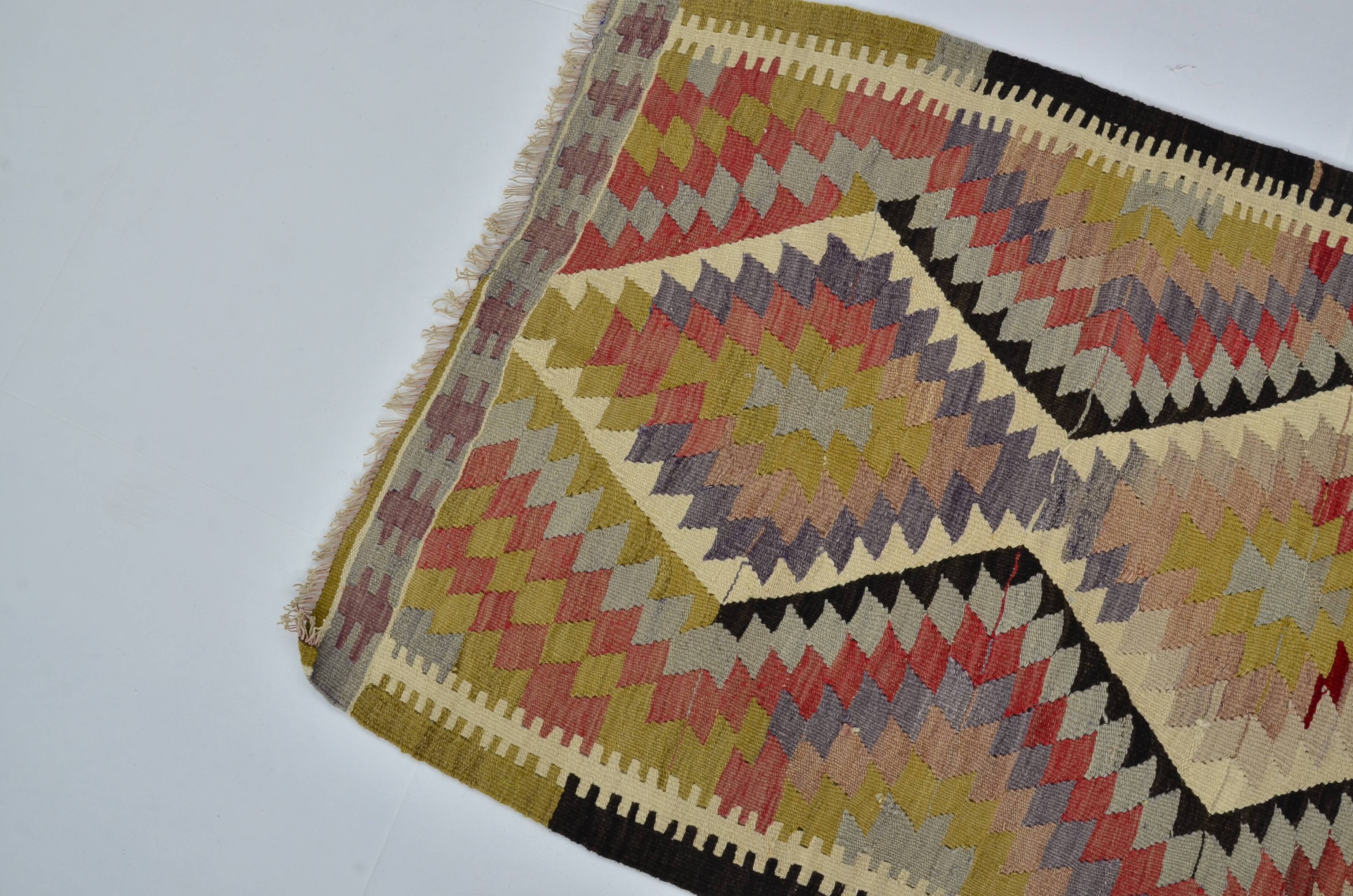 Anatolian Oushak Vintage Kilim Rug sku 3071