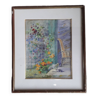 Tableau ancien signé