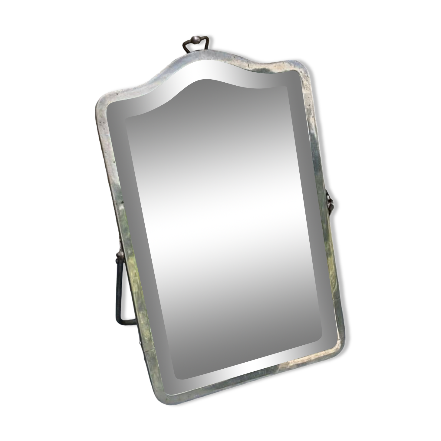 Miroir de barbier biseauté